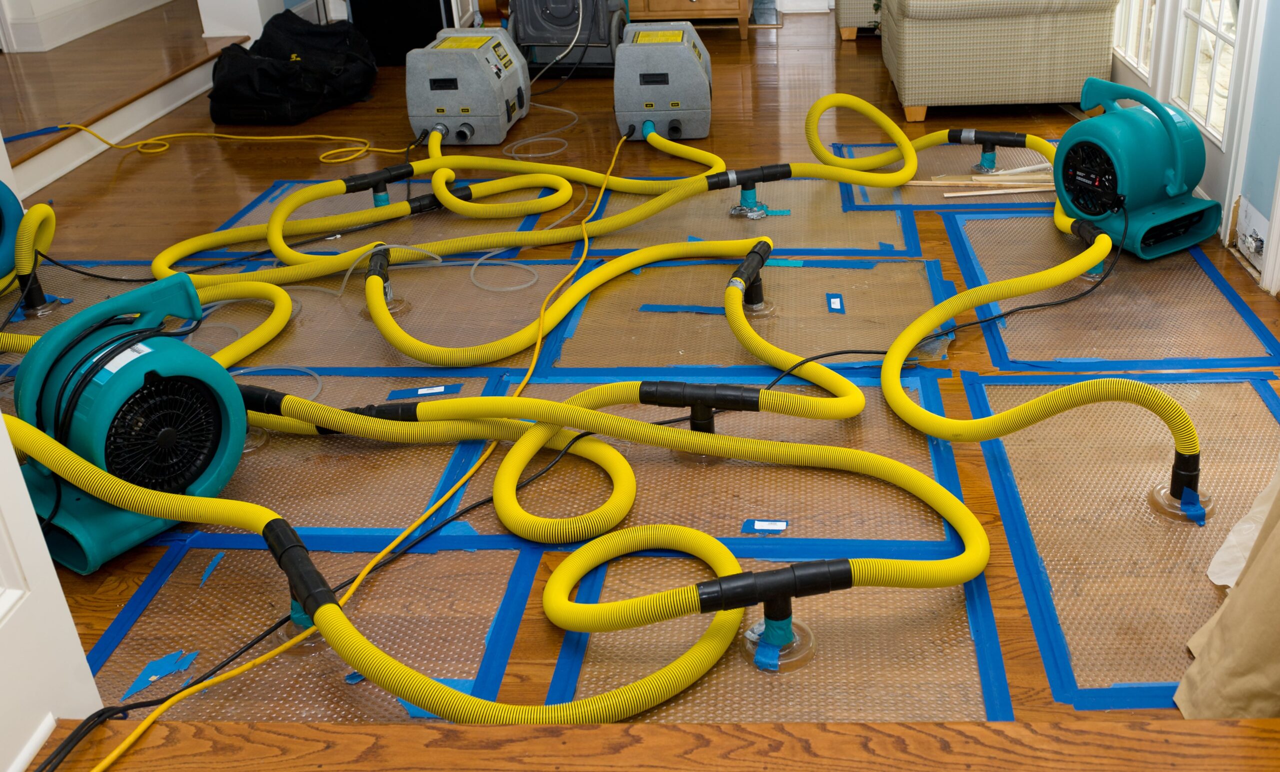 Water damage restoration services in Evans Colorado