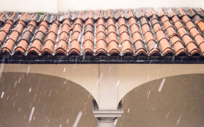 Water Damage Caused By Hail Damaged Roof