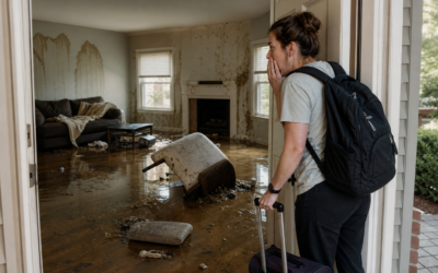 Came Home to Water Damage? What to Do When You’ve Been Away on Vacation